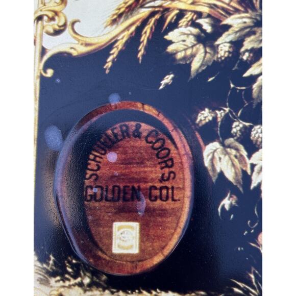 Schueler Coors Golden Lager Beer Tin Sign (16" x 12.75") Golden Colorado Retro - Picture 5 of 6